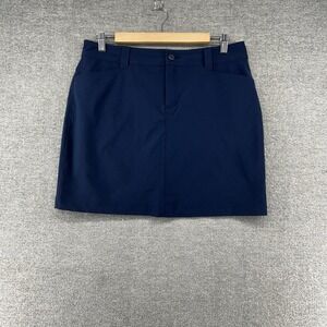 Eddie Bauer Skort Women Size 8 Blue Tennis Golf Activewear
